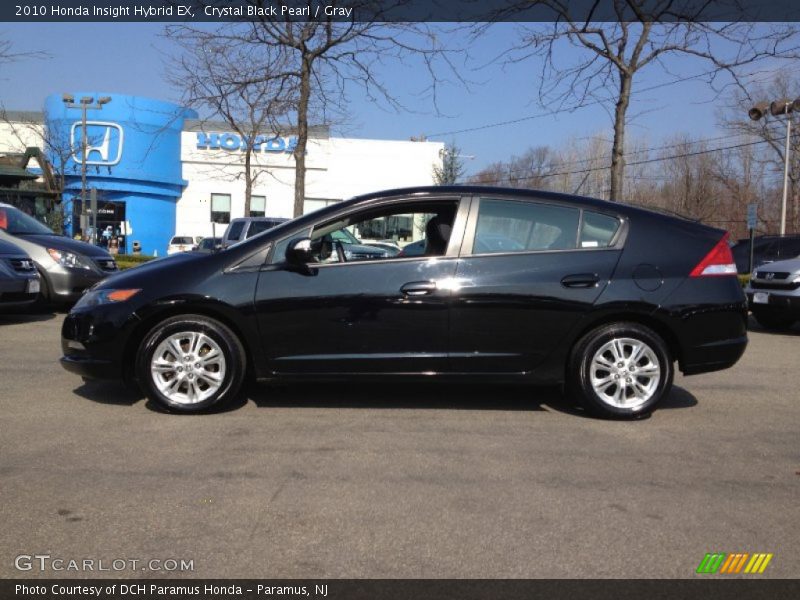 Crystal Black Pearl / Gray 2010 Honda Insight Hybrid EX