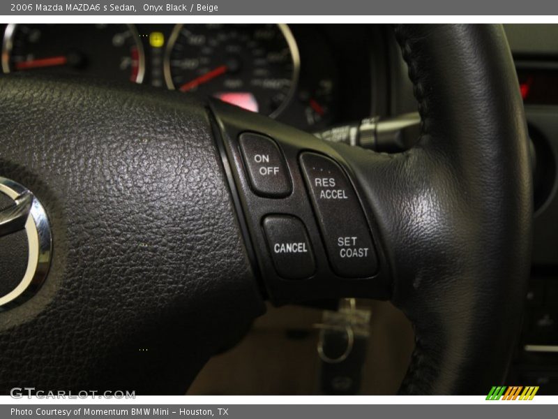Onyx Black / Beige 2006 Mazda MAZDA6 s Sedan