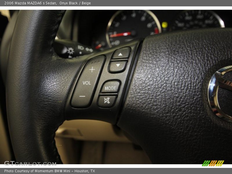 Onyx Black / Beige 2006 Mazda MAZDA6 s Sedan