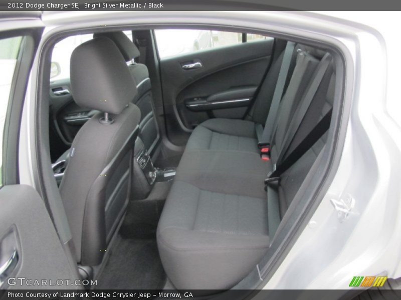 Bright Silver Metallic / Black 2012 Dodge Charger SE