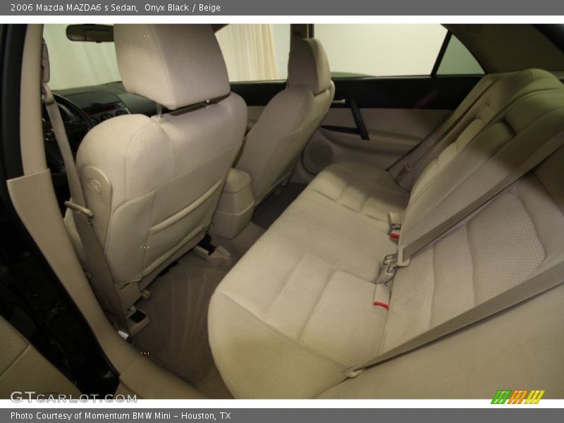 Onyx Black / Beige 2006 Mazda MAZDA6 s Sedan