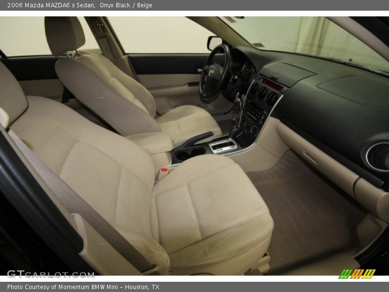 Onyx Black / Beige 2006 Mazda MAZDA6 s Sedan