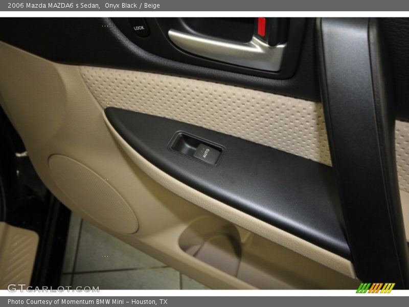 Onyx Black / Beige 2006 Mazda MAZDA6 s Sedan