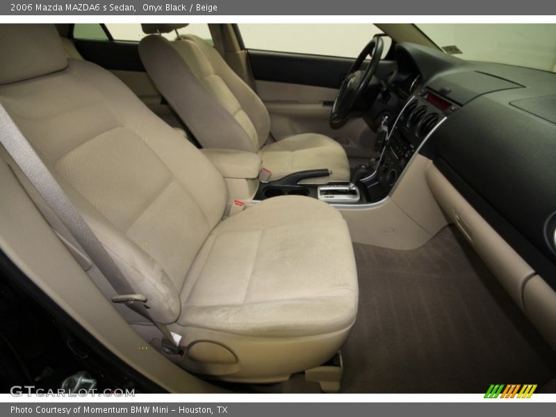 Onyx Black / Beige 2006 Mazda MAZDA6 s Sedan