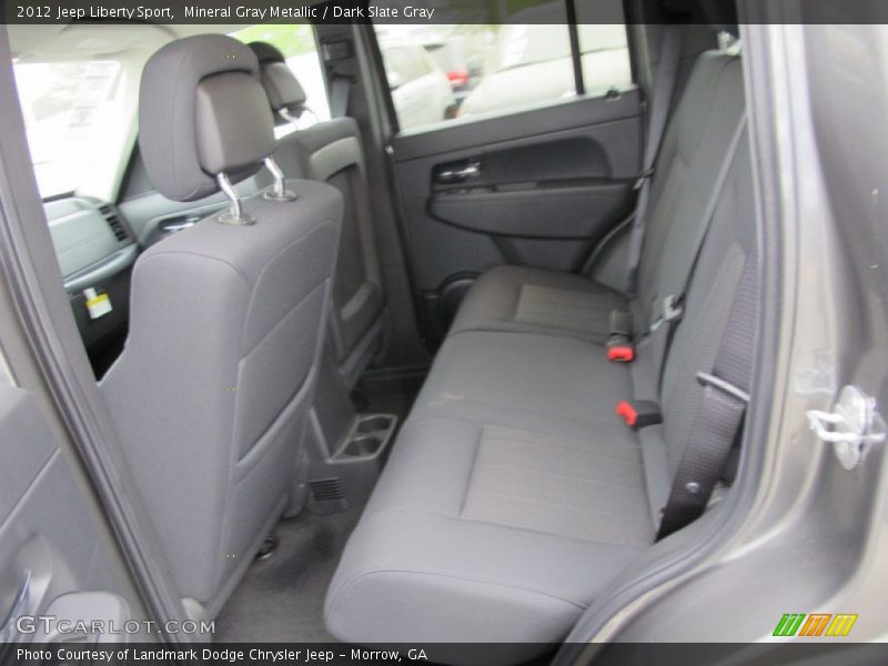 Mineral Gray Metallic / Dark Slate Gray 2012 Jeep Liberty Sport