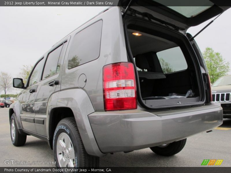 Mineral Gray Metallic / Dark Slate Gray 2012 Jeep Liberty Sport
