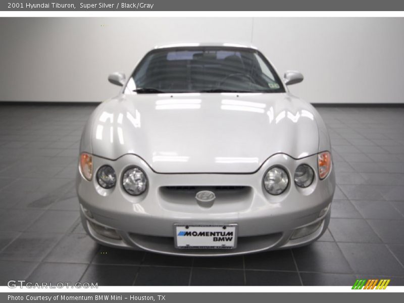 Super Silver / Black/Gray 2001 Hyundai Tiburon