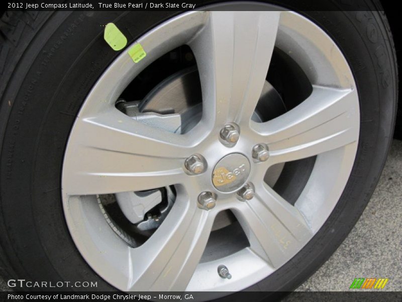 True Blue Pearl / Dark Slate Gray 2012 Jeep Compass Latitude
