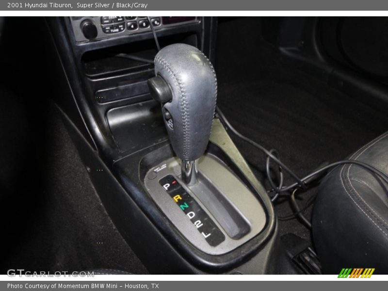 Super Silver / Black/Gray 2001 Hyundai Tiburon