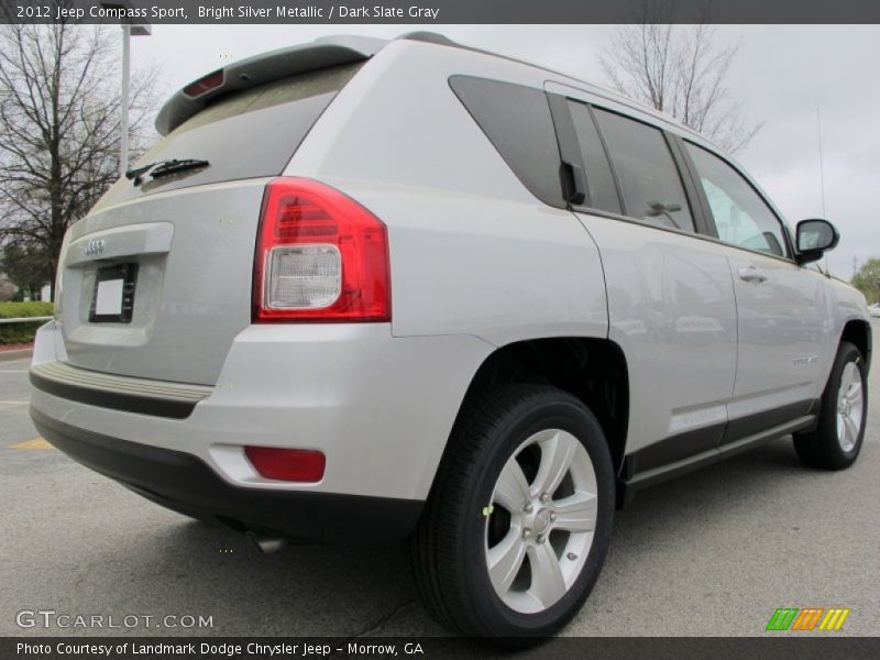 Bright Silver Metallic / Dark Slate Gray 2012 Jeep Compass Sport