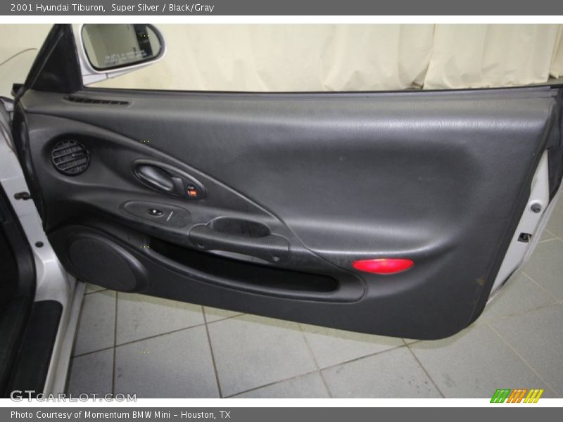 Super Silver / Black/Gray 2001 Hyundai Tiburon