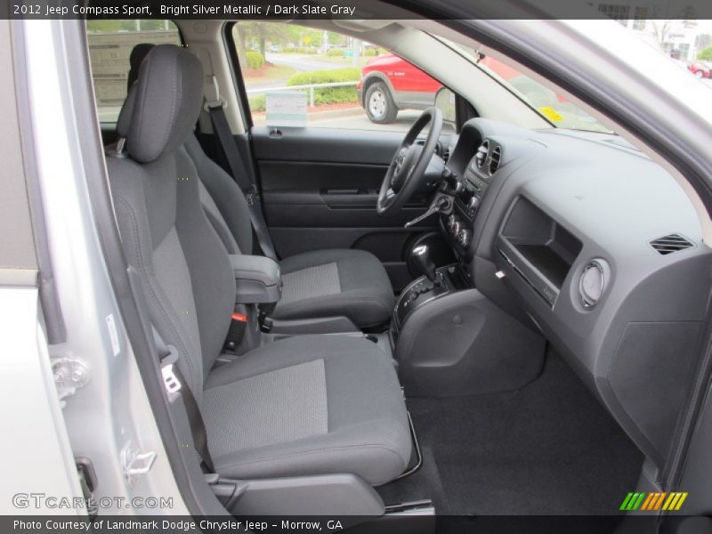 Bright Silver Metallic / Dark Slate Gray 2012 Jeep Compass Sport