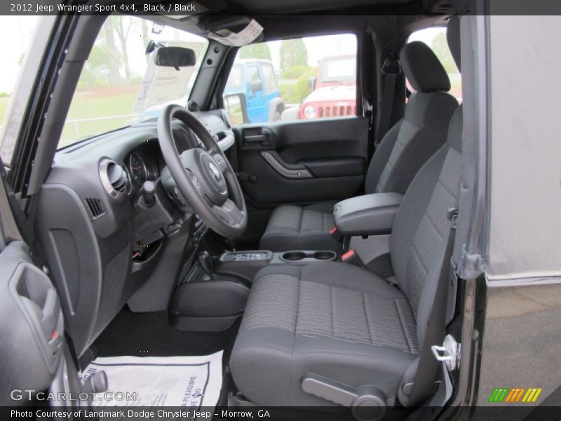 Black / Black 2012 Jeep Wrangler Sport 4x4