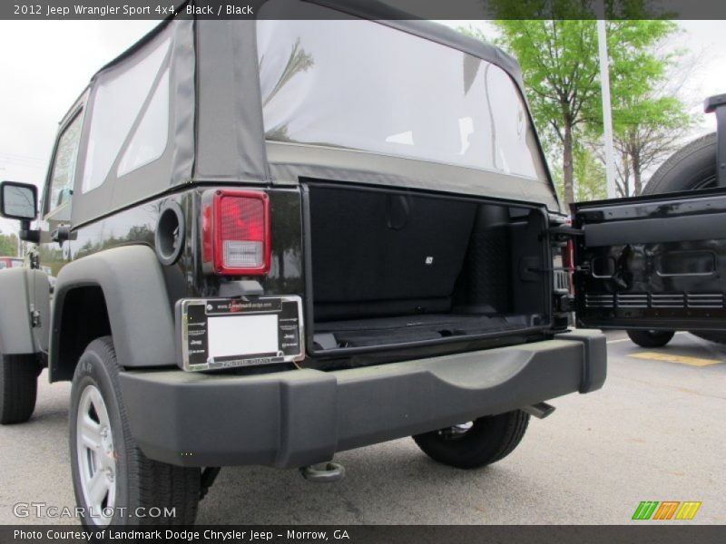 Black / Black 2012 Jeep Wrangler Sport 4x4
