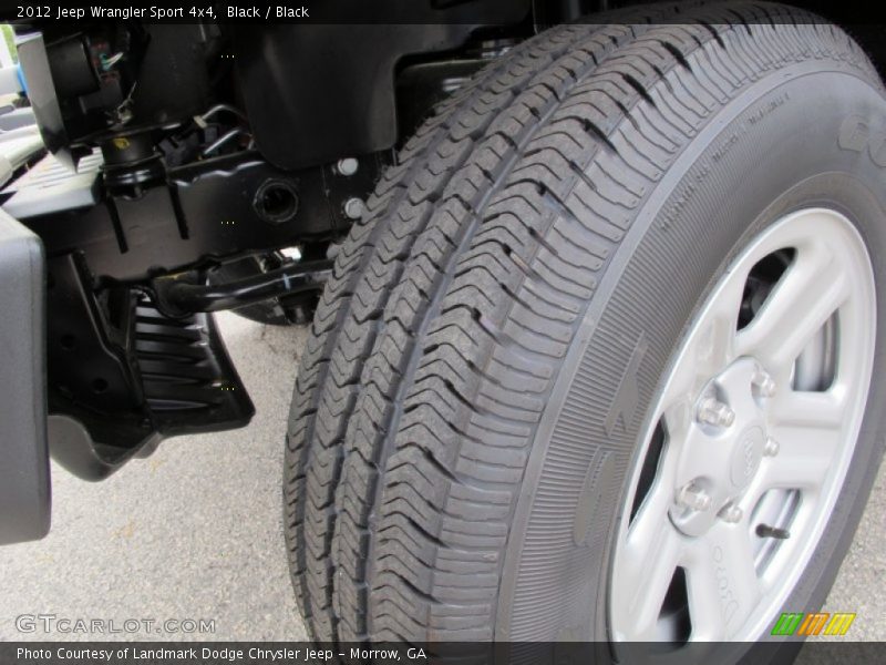 Black / Black 2012 Jeep Wrangler Sport 4x4