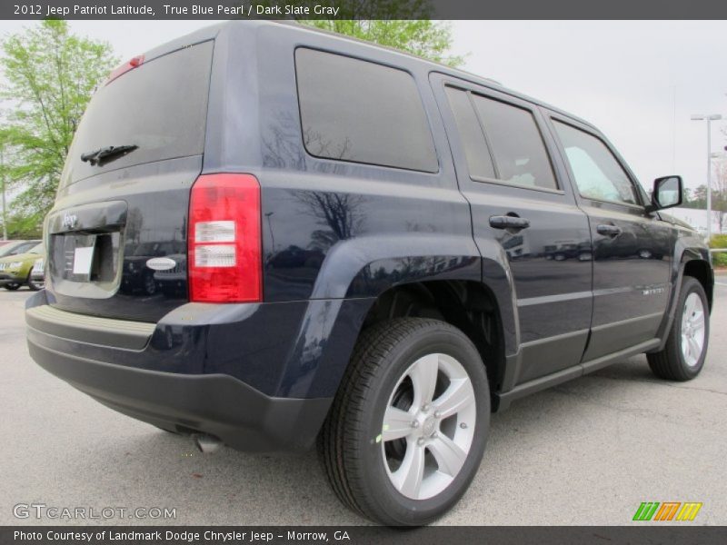 True Blue Pearl / Dark Slate Gray 2012 Jeep Patriot Latitude