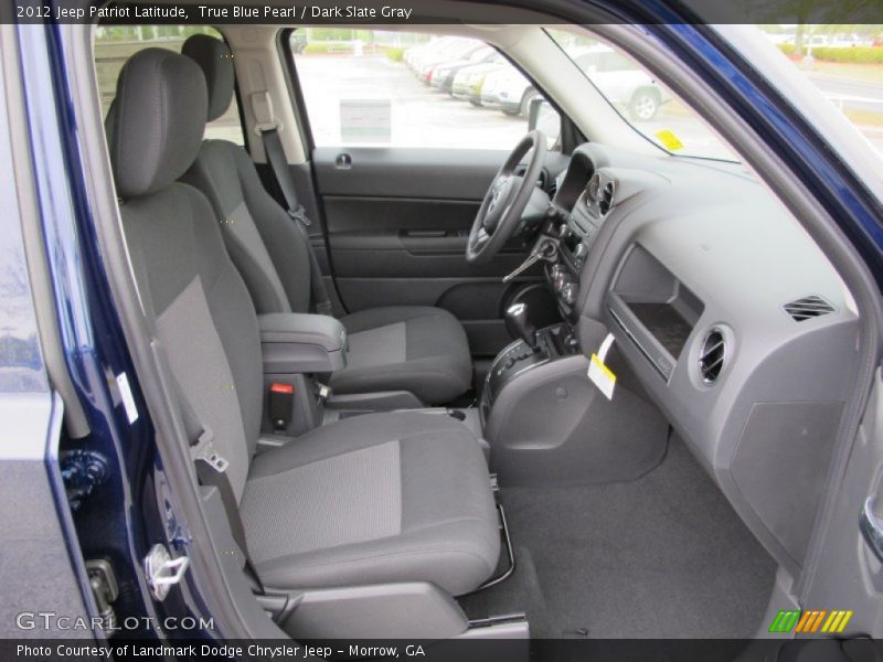 True Blue Pearl / Dark Slate Gray 2012 Jeep Patriot Latitude
