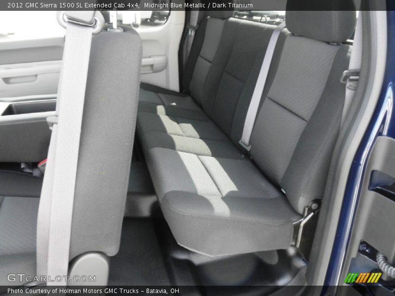 Midnight Blue Metallic / Dark Titanium 2012 GMC Sierra 1500 SL Extended Cab 4x4