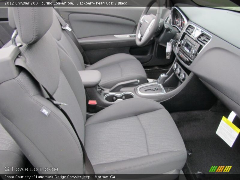 Blackberry Pearl Coat / Black 2012 Chrysler 200 Touring Convertible