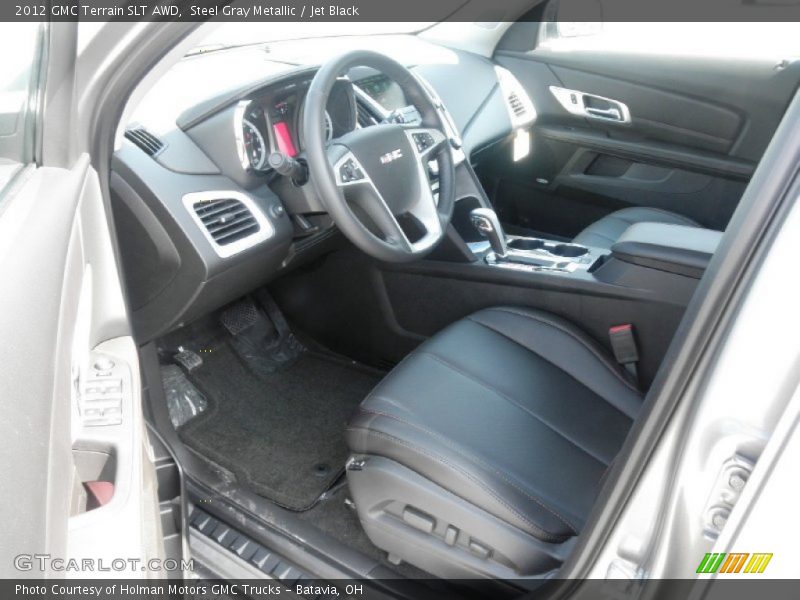 Steel Gray Metallic / Jet Black 2012 GMC Terrain SLT AWD