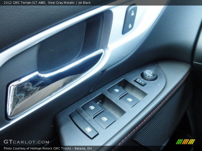 Steel Gray Metallic / Jet Black 2012 GMC Terrain SLT AWD