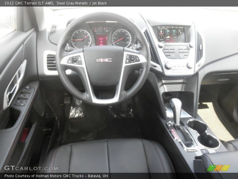 Steel Gray Metallic / Jet Black 2012 GMC Terrain SLT AWD