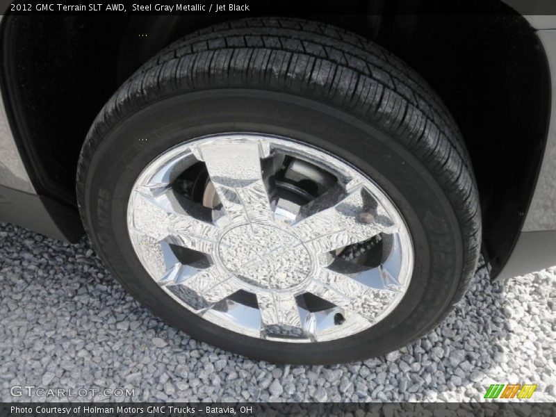 Steel Gray Metallic / Jet Black 2012 GMC Terrain SLT AWD