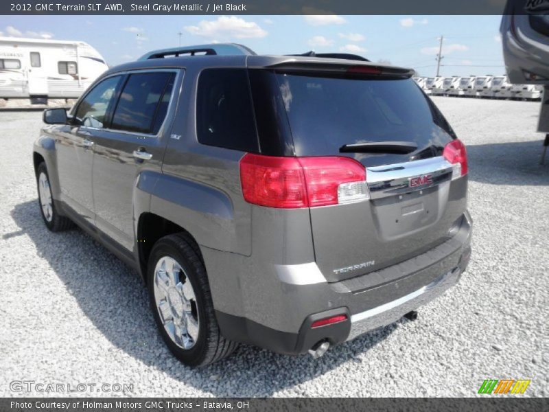 Steel Gray Metallic / Jet Black 2012 GMC Terrain SLT AWD