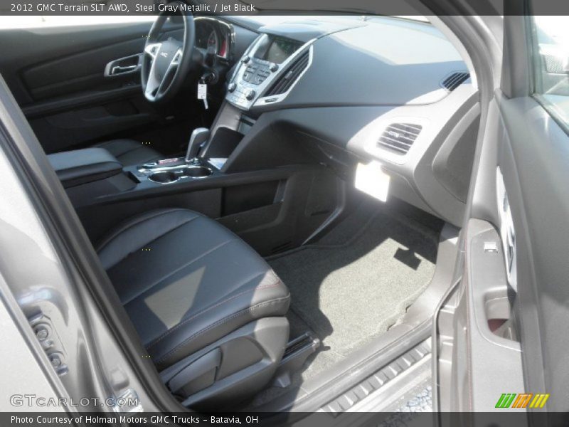 Steel Gray Metallic / Jet Black 2012 GMC Terrain SLT AWD