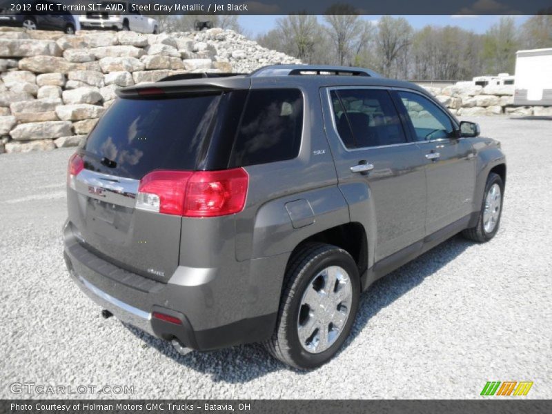 Steel Gray Metallic / Jet Black 2012 GMC Terrain SLT AWD