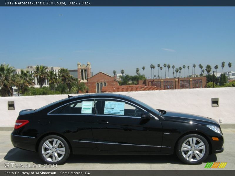 Black / Black 2012 Mercedes-Benz E 350 Coupe