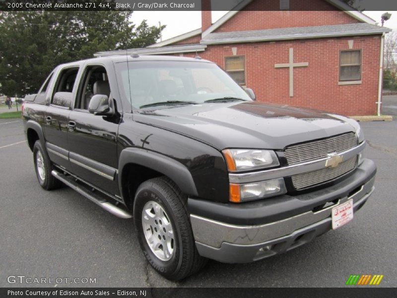 Black / Gray/Dark Charcoal 2005 Chevrolet Avalanche Z71 4x4