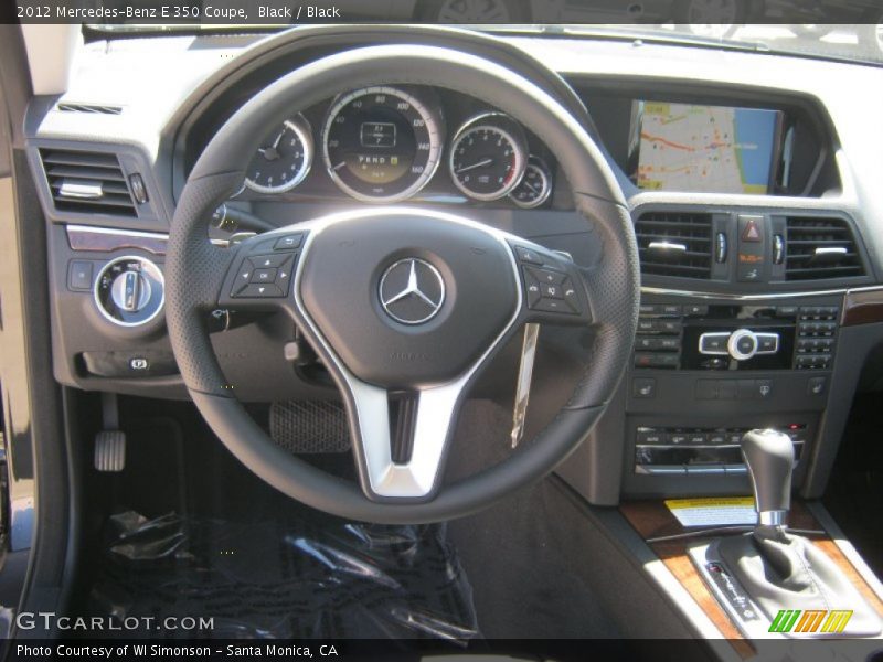 Black / Black 2012 Mercedes-Benz E 350 Coupe