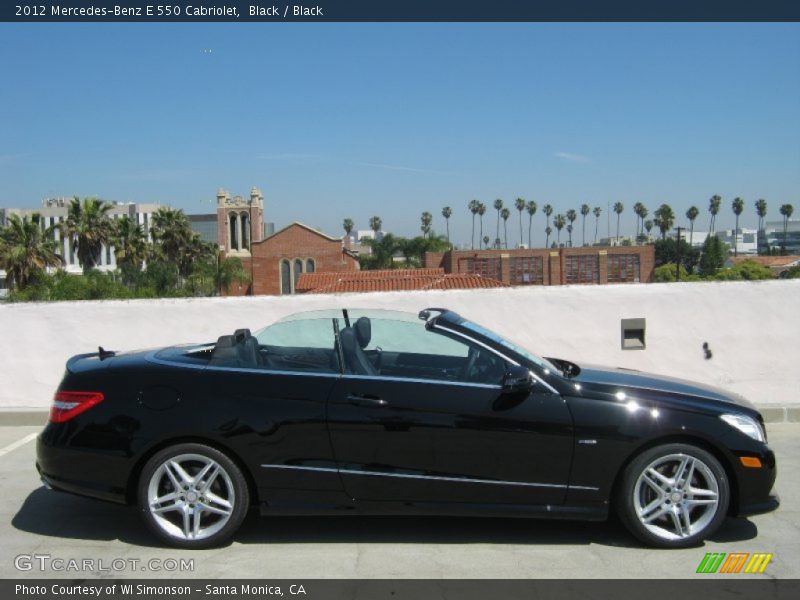  2012 E 550 Cabriolet Black