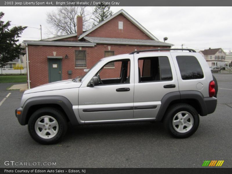 Bright Silver Metallic / Dark Slate Gray 2003 Jeep Liberty Sport 4x4