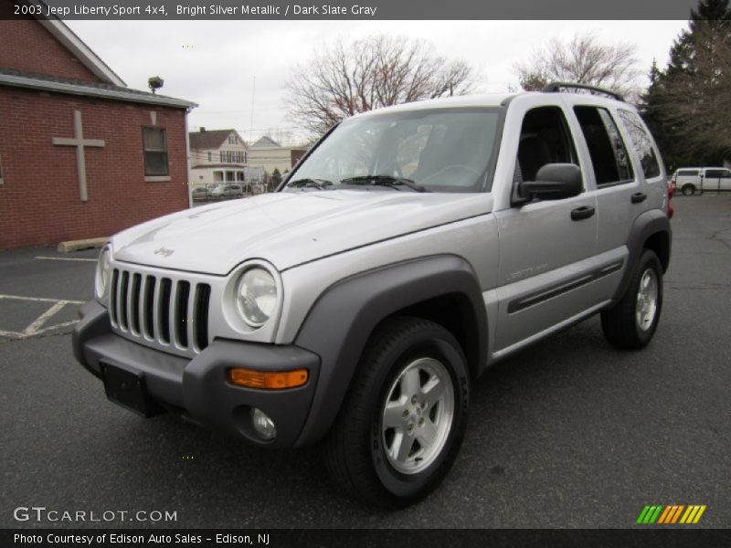 Bright Silver Metallic / Dark Slate Gray 2003 Jeep Liberty Sport 4x4