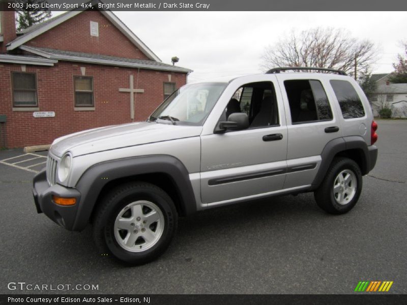 Bright Silver Metallic / Dark Slate Gray 2003 Jeep Liberty Sport 4x4