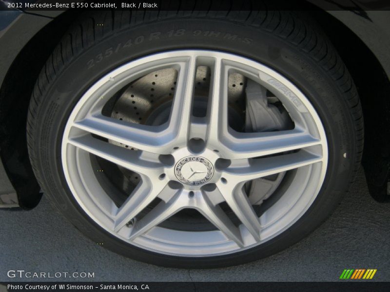  2012 E 550 Cabriolet Wheel