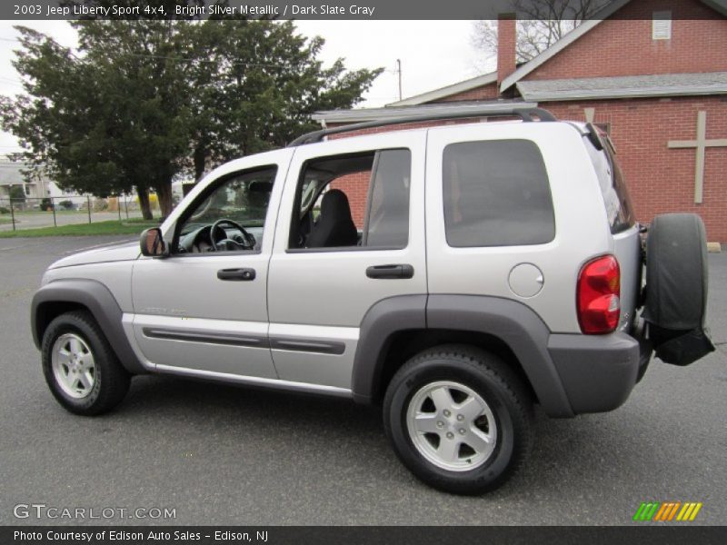 Bright Silver Metallic / Dark Slate Gray 2003 Jeep Liberty Sport 4x4