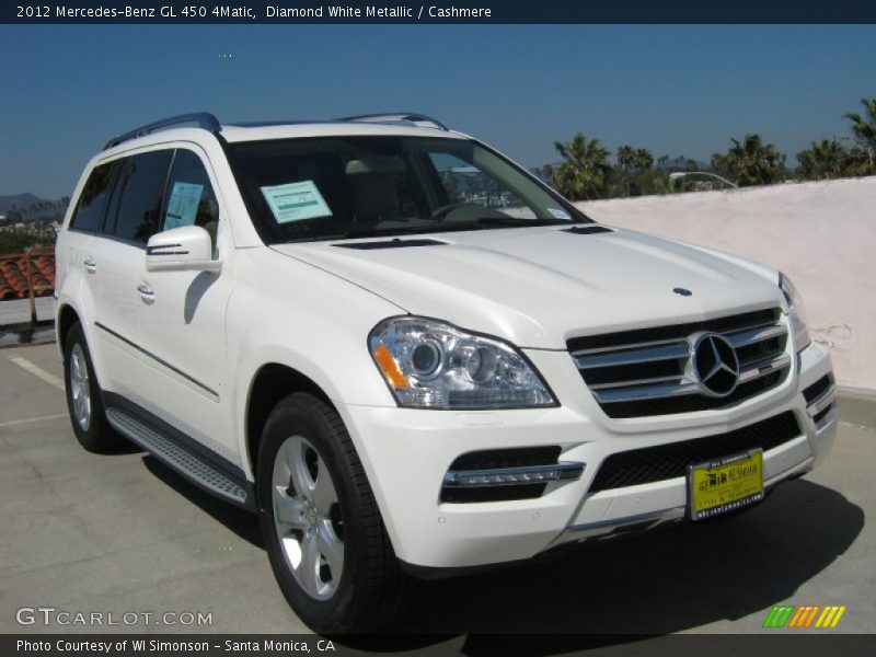 Diamond White Metallic / Cashmere 2012 Mercedes-Benz GL 450 4Matic