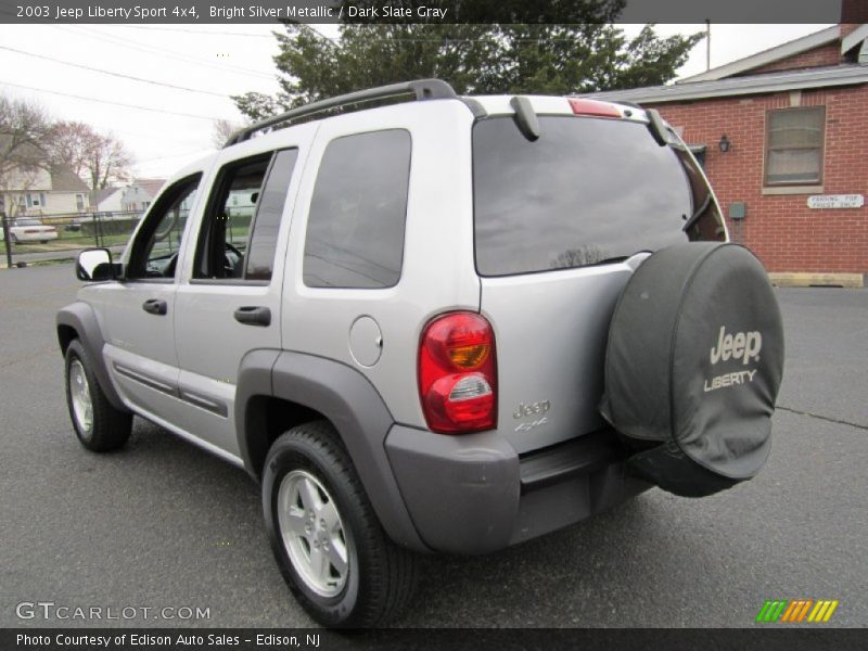 Bright Silver Metallic / Dark Slate Gray 2003 Jeep Liberty Sport 4x4