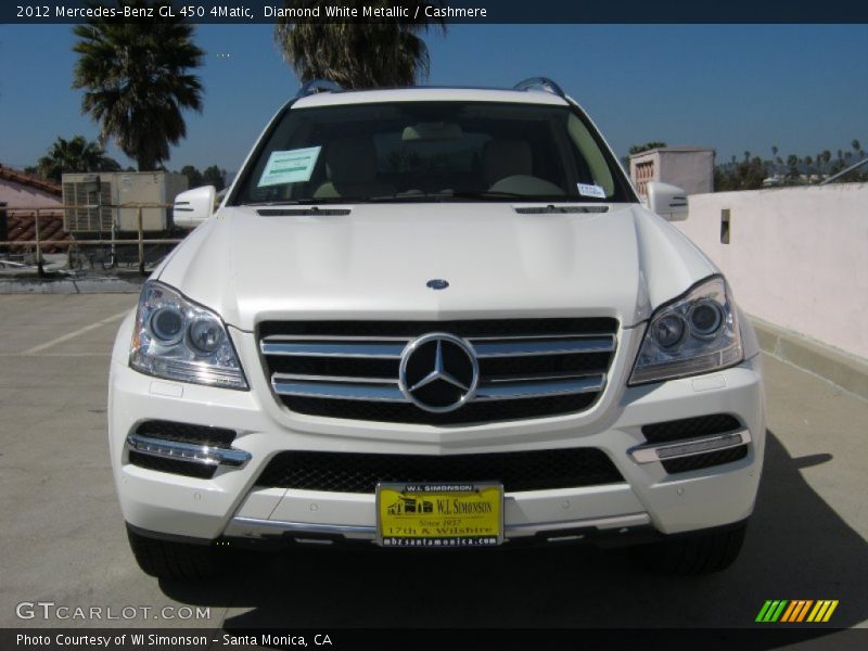 Diamond White Metallic / Cashmere 2012 Mercedes-Benz GL 450 4Matic