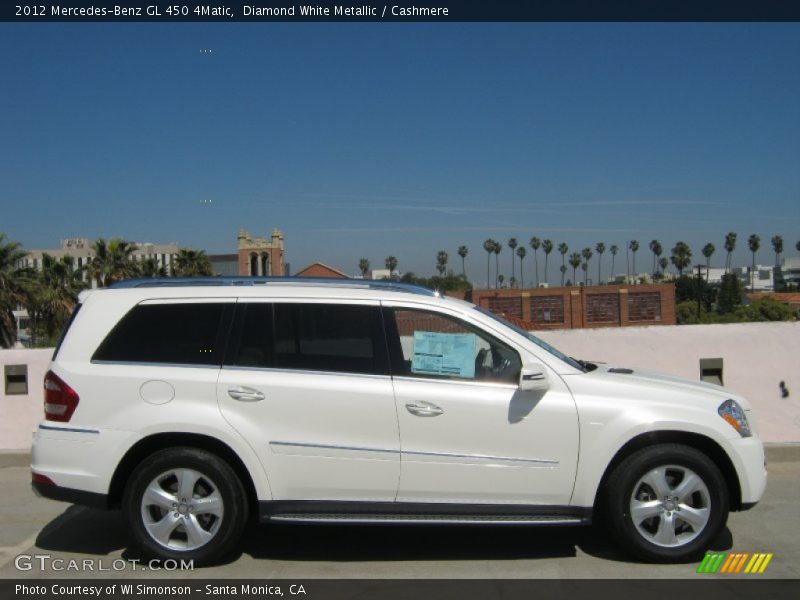 Diamond White Metallic / Cashmere 2012 Mercedes-Benz GL 450 4Matic