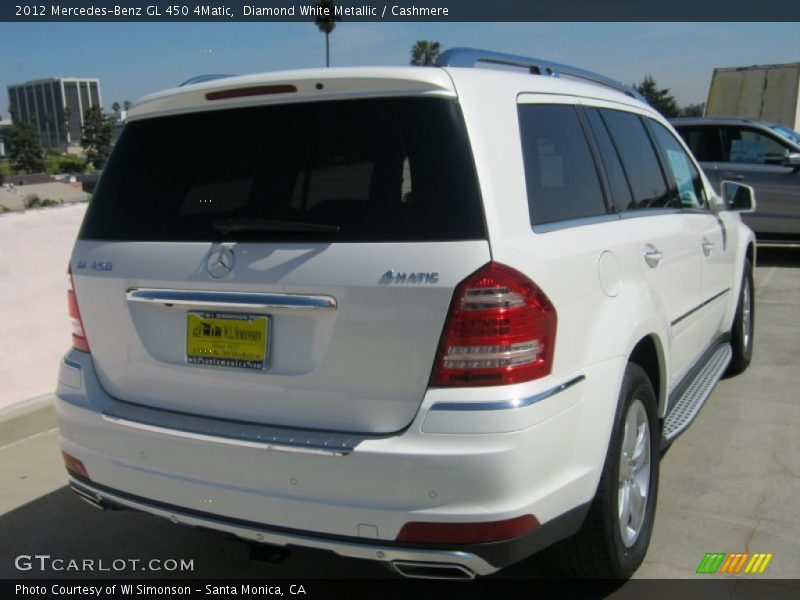 Diamond White Metallic / Cashmere 2012 Mercedes-Benz GL 450 4Matic