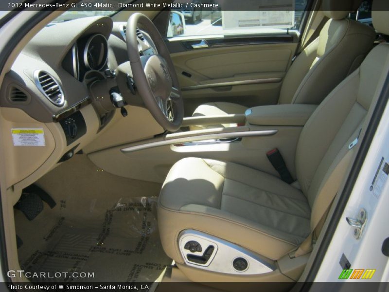 Diamond White Metallic / Cashmere 2012 Mercedes-Benz GL 450 4Matic