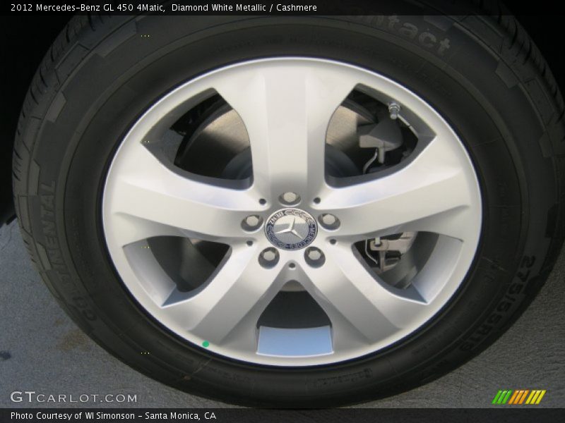 Diamond White Metallic / Cashmere 2012 Mercedes-Benz GL 450 4Matic