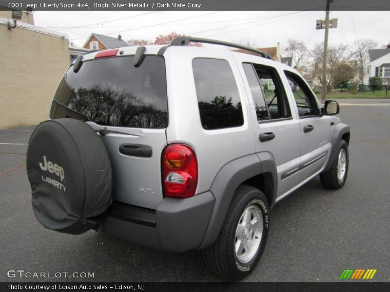 Bright Silver Metallic / Dark Slate Gray 2003 Jeep Liberty Sport 4x4