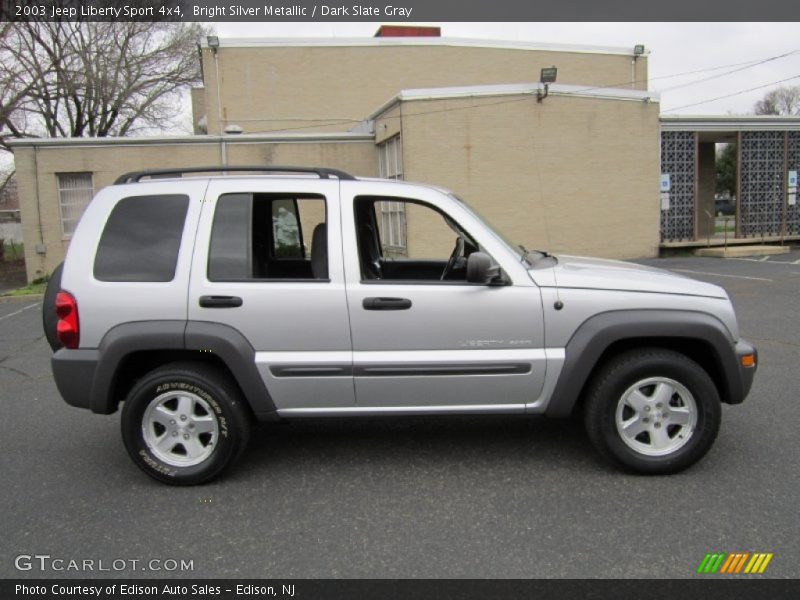 Bright Silver Metallic / Dark Slate Gray 2003 Jeep Liberty Sport 4x4
