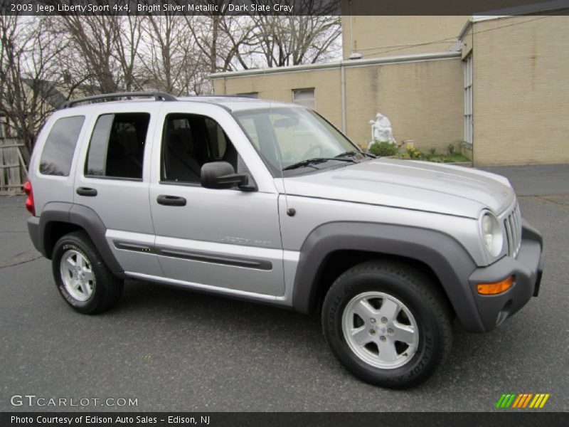 Bright Silver Metallic / Dark Slate Gray 2003 Jeep Liberty Sport 4x4