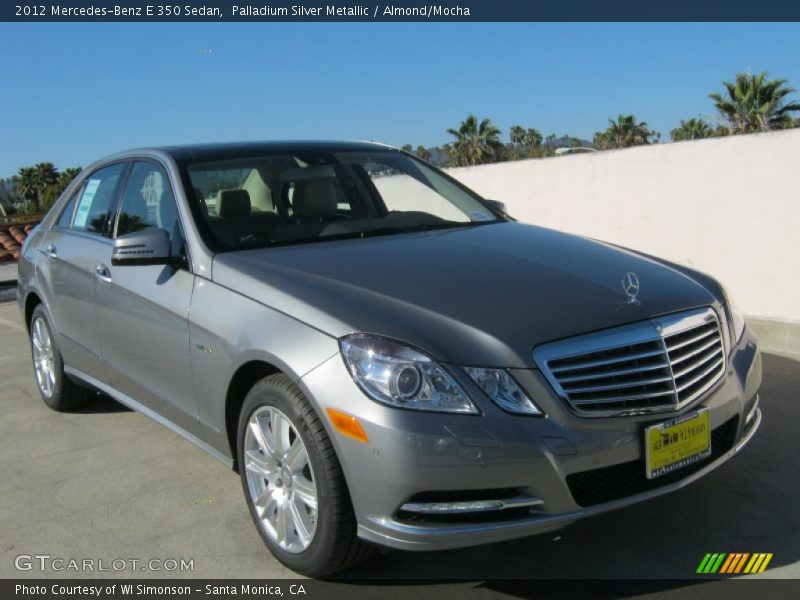 Palladium Silver Metallic / Almond/Mocha 2012 Mercedes-Benz E 350 Sedan